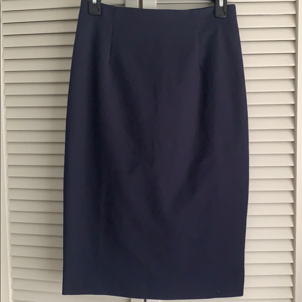 NWOT Boden Richmond Pencil Skirt Navy Blue sz 4